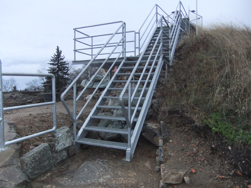 Geländer Metallbau Schmöller Schoneck Söll Steg Treppe Felsen Berg Vogtland